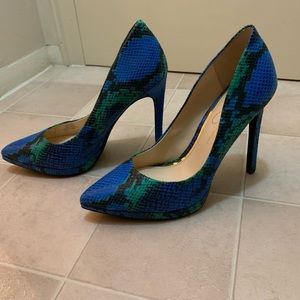 Jessica Simpson Snakeskin Heels